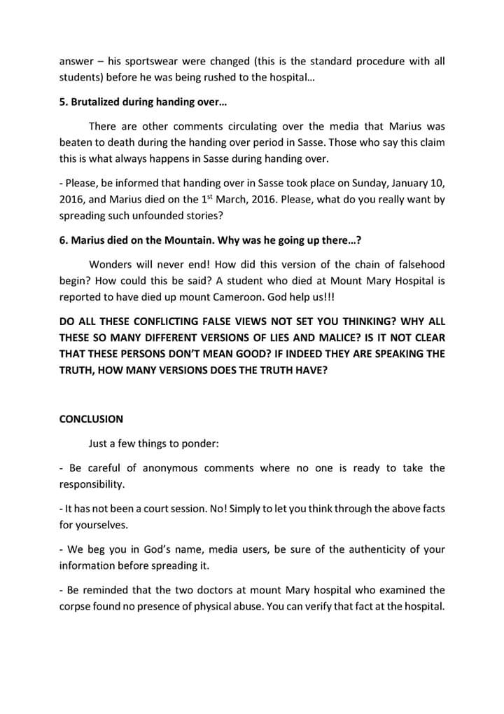 Sasse Letter 8