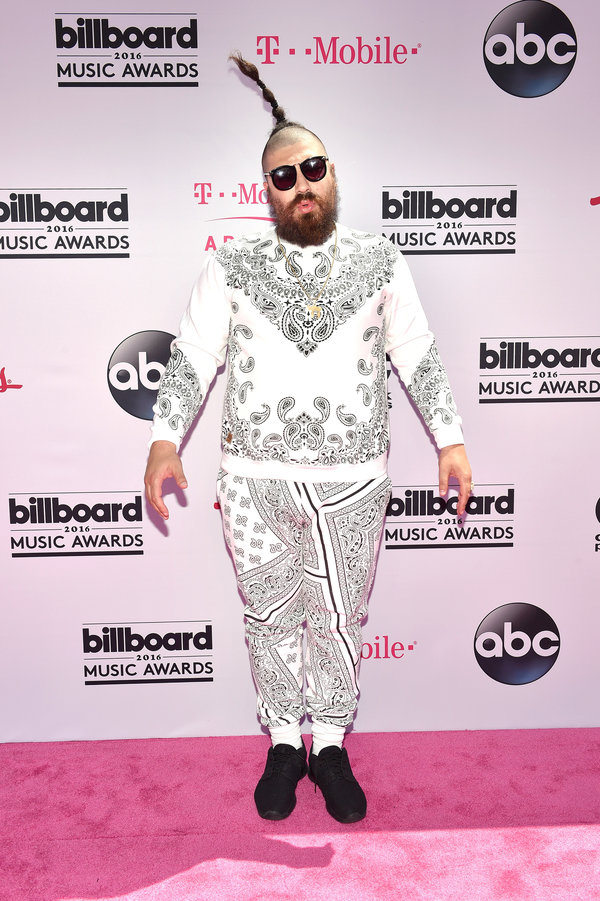 LAS VEGAS, NV - MAY 22: Internet personality Josh Ostrovsky aka 'The Fat Jew' attends the 2016 Billboard Music Awards at T-Mobile Arena on May 22, 2016 in Las Vegas, Nevada. (Photo by David Becker/Getty Images)