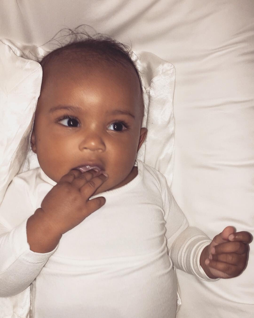PHOTO: Saint West Photo Credits: Kim Kardashian's Instagram