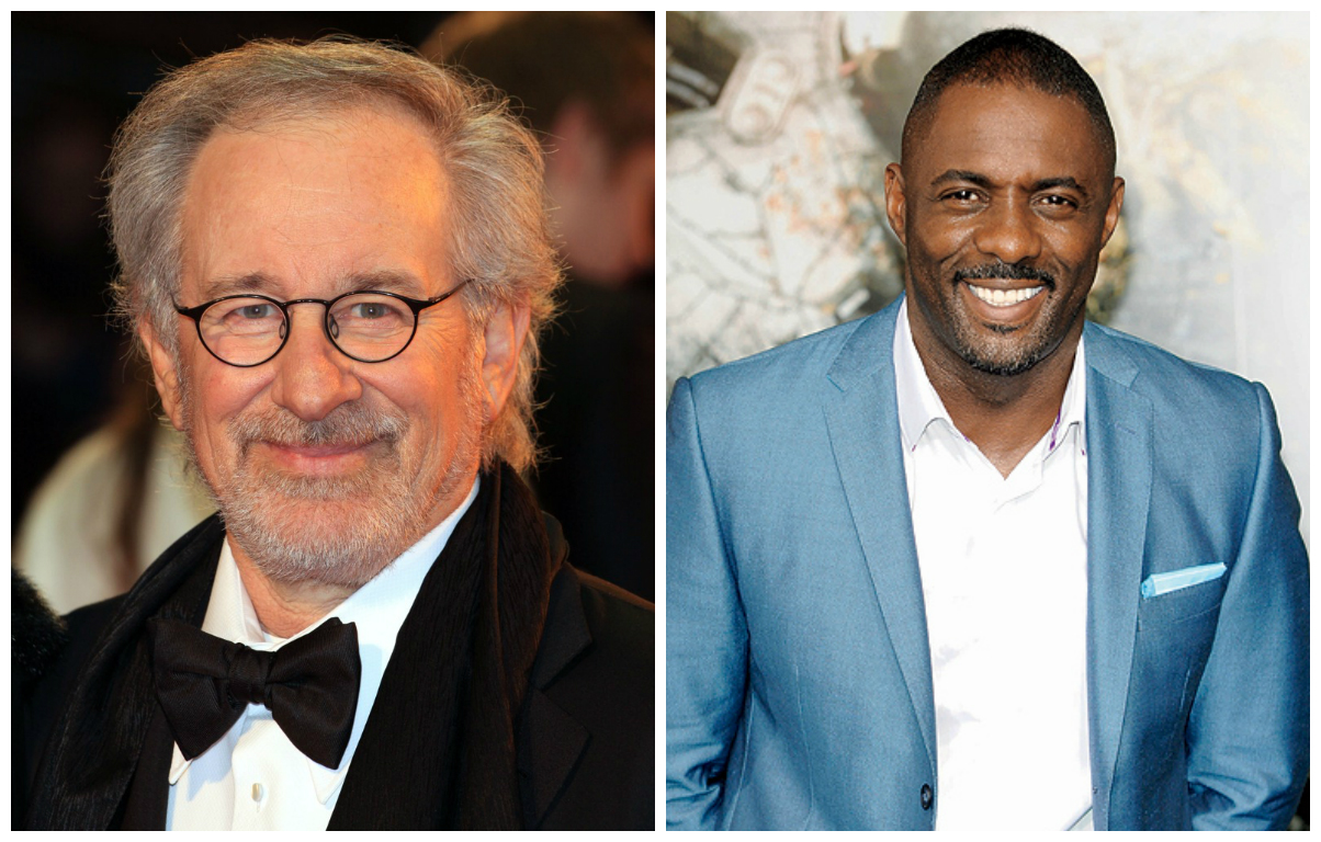 PHOTO: Steven Spielberg, Idris Elba