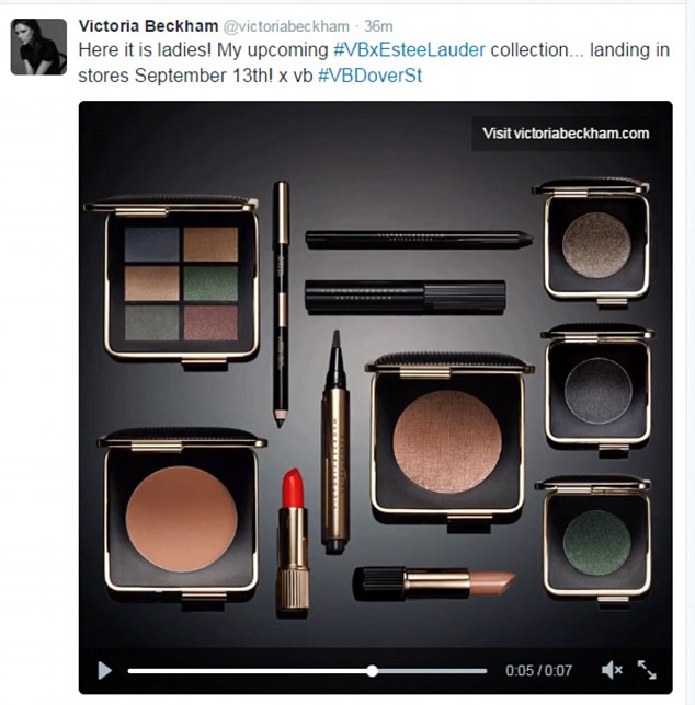 PHOTO: VBxEsteeLauder collection. Photo credit: dailymail.co.uk