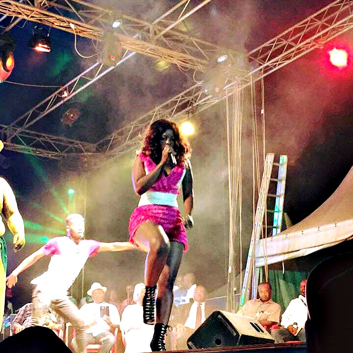 Daphne on stage