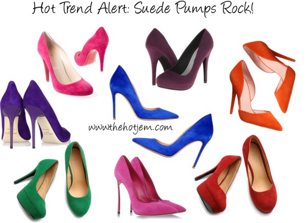 Hot Trend Alert – Suede Pumps Rock