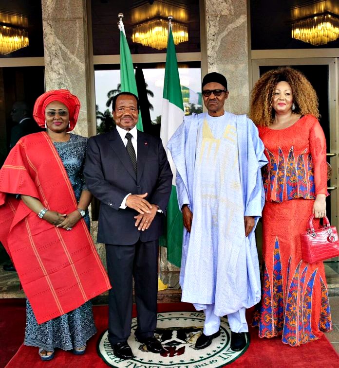 Mrs Biya and Buhari1