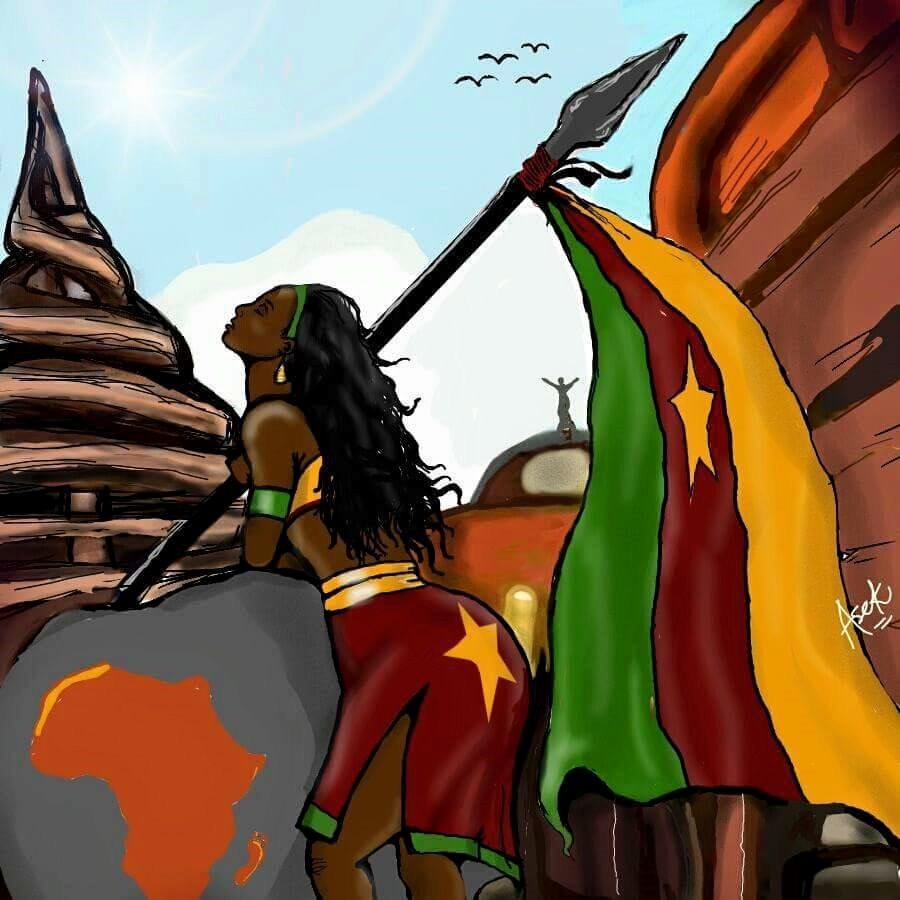 Ndedi Asek artwork for Camer victims